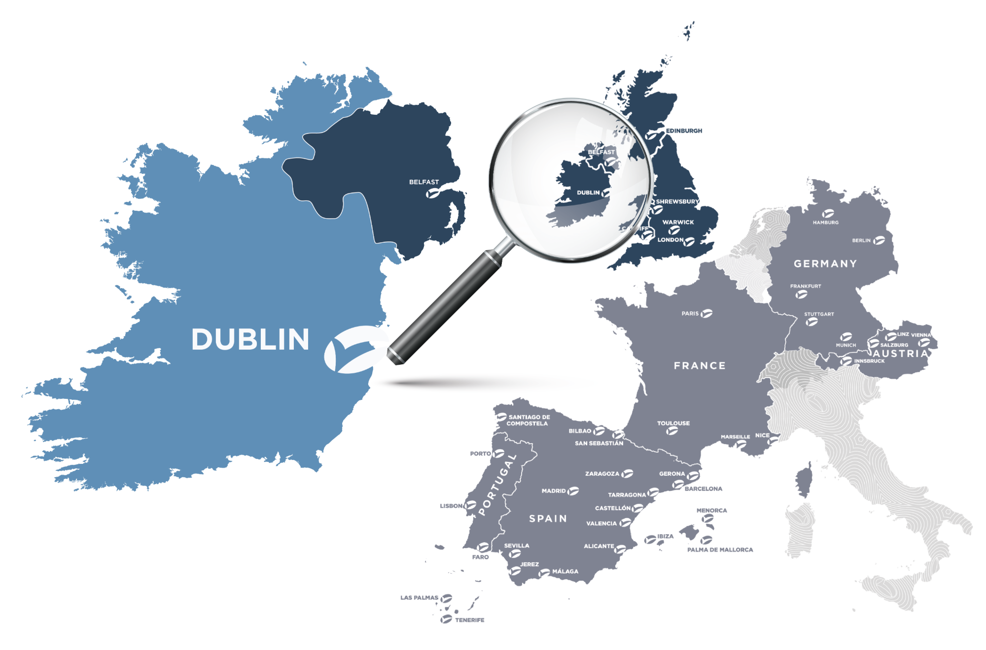 Assured operations across Ireland, the UK and Europe